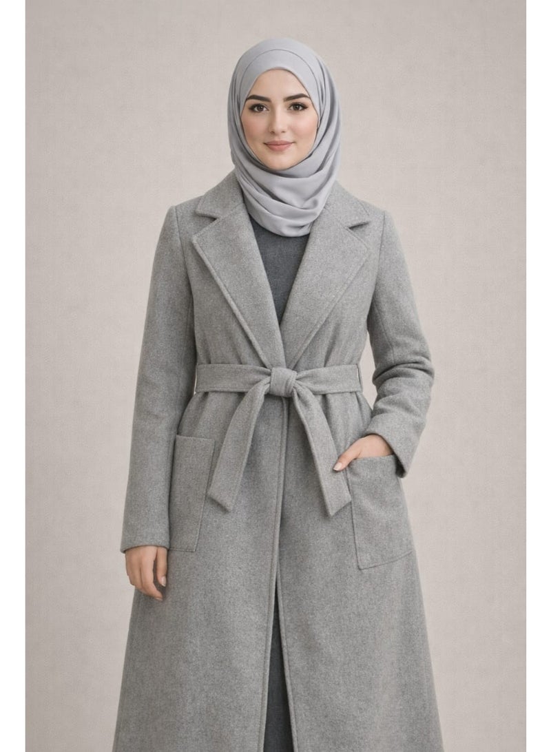 Master Jeans WOMEN LONG WOOL COAT - Image 1